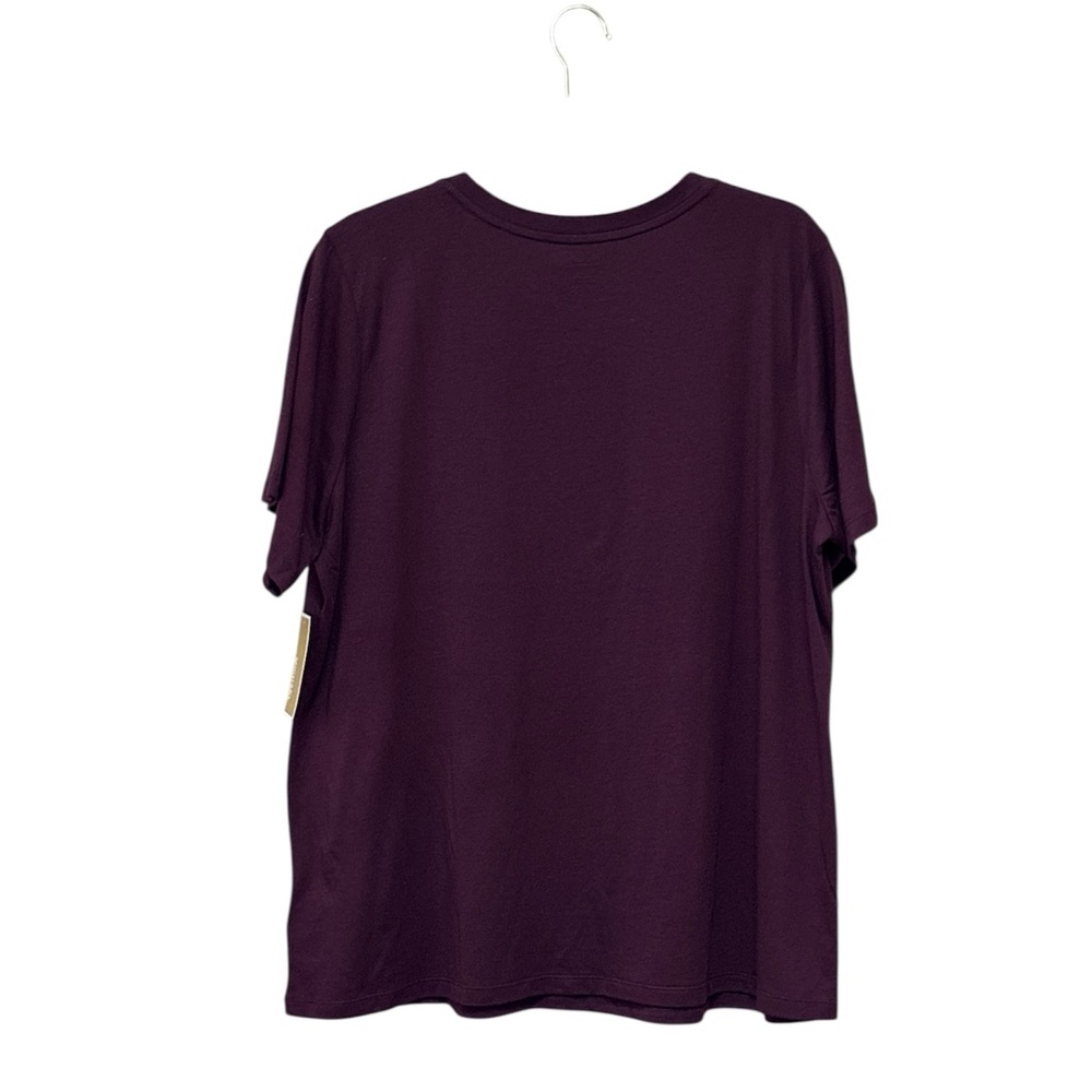 Michael Kors Wine T-Shirt,NWT,Size 2X,Made in Vietnam,Open to Offers - Picture 4 of 10